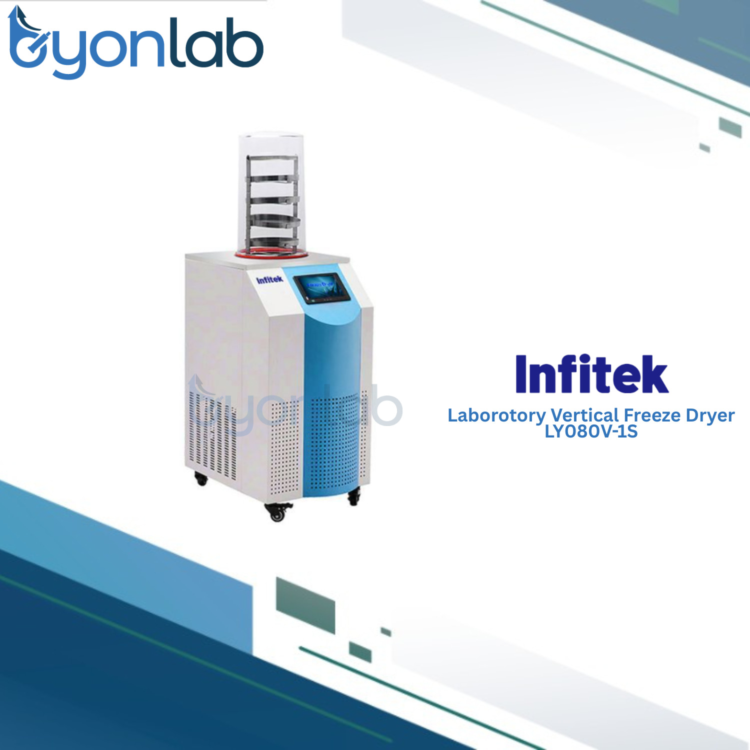 Laborotory Vertical Freeze Dryer LY080V-1S Infitek