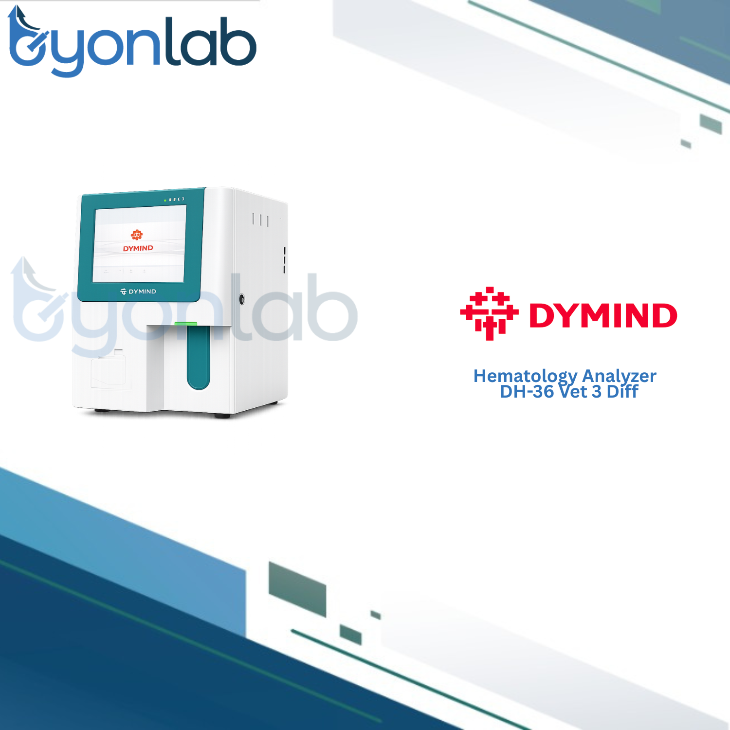Hematology Analyzer DH-36 Vet 3 Diff Dymind