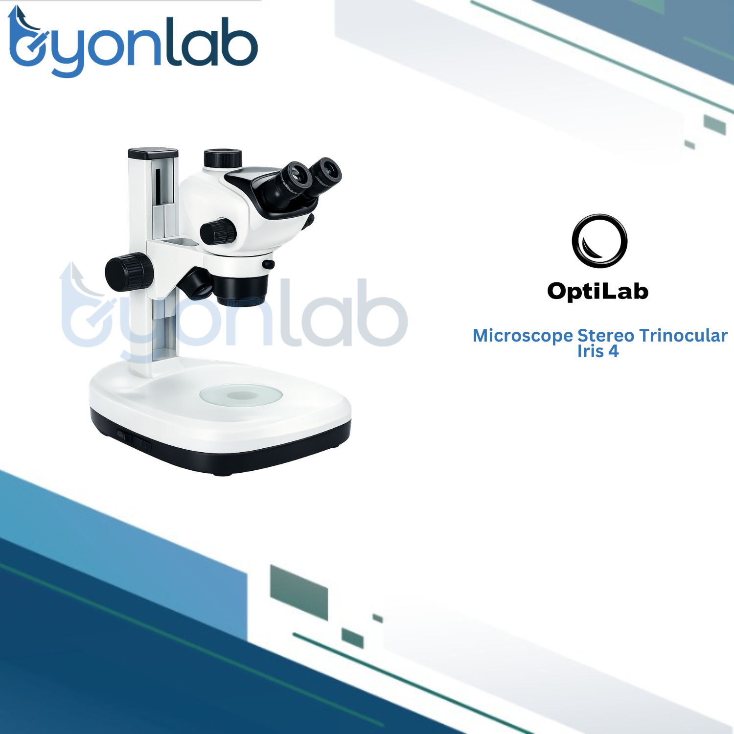 Microscope Stereo Trinocular Iris 4 Optilab
